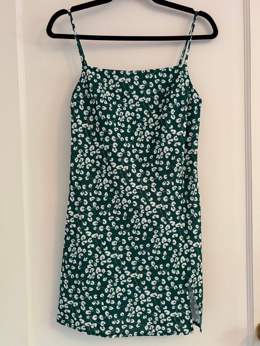 Princess Polly Green and White Floral Slip Dress